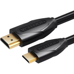 VENTION Mini HDMI to HDMI Cable 1.5M Black (VAA-D02-B150) (VENVAA-D02-B150)