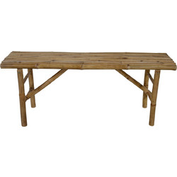 ΈΠΙΠΛΑ ΚΉΠΟΥ & ΒΕΡΆΝΤΑΣ BENCH BAMBOO 120CM LESLI LIVING 41292