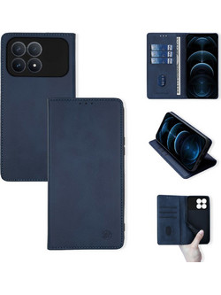 Sonique Vintage Magnet Wallet Θήκη Πορτοφόλι Dark Blue (Xiaomi Poco F8 Pro 5G)