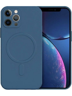 Mag Cover Back Cover Σιλικόνης Μπλε (iPhone 14 Pro Max)