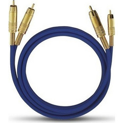 Oehlbach 2035 Καλώδιο Interconnect 2 RCA male x 2 RCA male 2m Blue