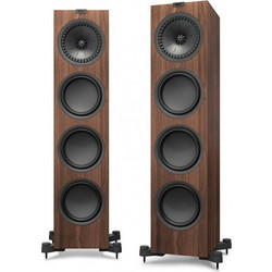 KEF Q950 Ζεύγος Ηχείων Hi-Fi Δαπέδου 200W 2.5 Δρόμων Walnut