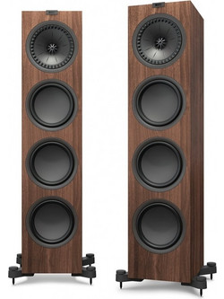 KEF Q950 Ζεύγος Ηχείων Hi-Fi Δαπέδου 200W 2.5 Δρόμων Walnut