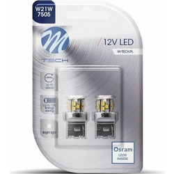 M-tech W21W LED 12V 8W 2τμχ