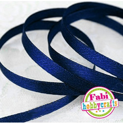 Κορδέλα Fabi Σατέν 6mm x 50y Blue-Black