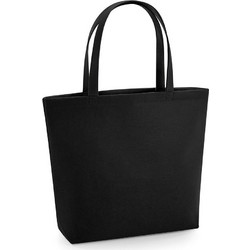 Τσάντα Felt Shopper BG721 BagBase με Αφαιρούμενο Πουγκί 22L Black