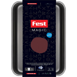 Fest Magic Ταψί Ορθογώνιο Αλουμινίου με Αντικολλητική Επίστρωση 36x28cm