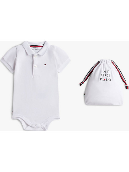 Tommy Hilfiger Polo Body Giftpack Κορμάκια Λευκά KN0KN02372-YBR