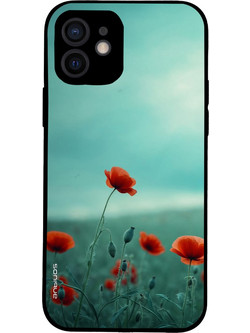 Sonique Sunset in Eden Series Θήκη Scarlet Poppy (iPhone 12)