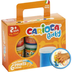 Carioca Baby Σετ Δακτυλομπογιές 6x80ml KO032