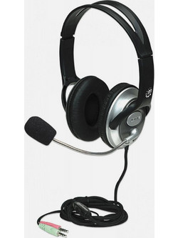 Manhattan SH-555 Over Ear Ακουστικά Υπολογιστή με Μικρόφωνο & 3.5mm Jack