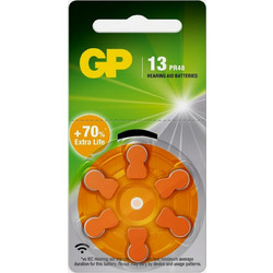 Gp Zinc Air 13 6τμχ