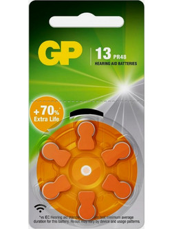 Gp Zinc Air 13 6τμχ