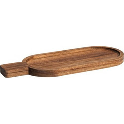 ESTIA ΔΙΣΚΟΣ ΣΕΡΒΙΡΙΣΜΑΤΟΣ ALLURE 33.5x13x2cm ΟΒΑΛ ΜΕ ΧΕΡΟΥΛΙ