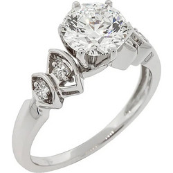 Μονόπετρο Δαχτυλίδι 18Κ με Lab Διαμάντι 1.51ct D VVS2 & Princess cut πλαϊνά | Million Diamonds