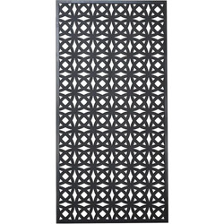 Συνθετικό Διακοσμητικό Καφασωτό SHOWOOD Orbit 180x90 Μαύρο SH33305