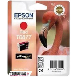 Epson T0877 Red Μελάνι Εκτυπωτή Inkjet C13T087740