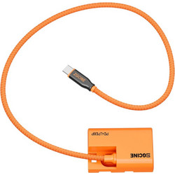 ZGCINE USB-C PD to LPE6 for Canon Dummy Battery Cable Βraided Wire