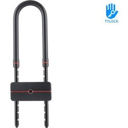 HT-U65B TTLOCK Κλειδαριά σε σχήμα U Αδιάβροχο Λουκέτο ειδικό για ποδήλατα με δακτυλικό αποτύπωμα και εφαρμογή TTLOCK