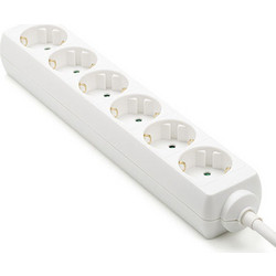 Πολύπριζο ProCable 6 Θέσεων 1.5m White 41163