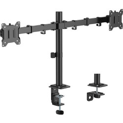 POWERTECH βάση γραφείου για 2x οθόνες PT-1552, 17-32" έως 10kg