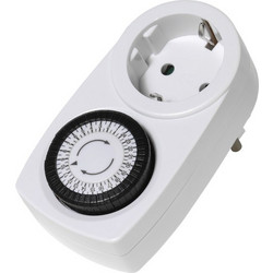 VIVANCO MECHANICAL TIMER SOCKET white