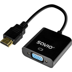 Savio Μετατροπέας HDMI male σε VGA female 1τμχ