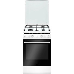 Amica 57GGH5.33HZPMS (W) Κουζίνα Αερίου 56lt με Εστίες Αερίου 50cm