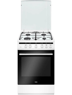 Amica 57GGH5.33HZPMS (W) Κουζίνα Αερίου 56lt με Εστίες Αερίου 50cm