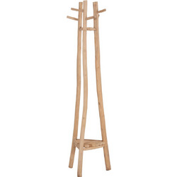 ΚΑΛΟΓΕΡΟΣ ΜΕ 3 ΚΟΛΩΝΕΣ TRIDEM HM4881 ΞΥΛΟ TEAK ΣΕ ΦΥΣΙΚΟ 52x52x200Υεκ. HOMEMARKT