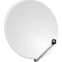 Δορυφορικό κάτοπτρο 80cm (80x71) λευκό, steel SAT80BK