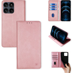 Sonique Vintage Magnet Wallet Θήκη Ροζ Χρυσό (Motorola Edge 70 Fusion 5G)