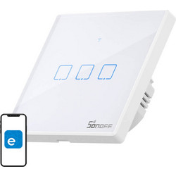 Smart Switch WiFi + RF 433 Sonoff T2 EU TX (3 καναλιών)