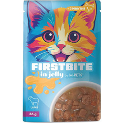 M-Pets Firstbite Kitten & Adult with Lamb in Jelly 85gr