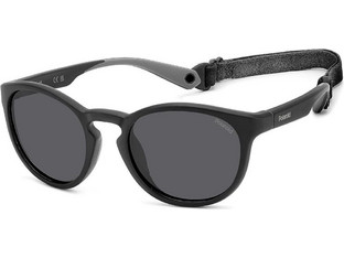 Polaroid Eyewear PLD7050/S 003/M9 Γυναικεία Γυαλιά Ηλίου Στρογγυλά Κοκάλινα Μαύρα με Μαύρο Polarized Φακό