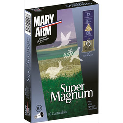 Mary Arm Super Magnum Φυσίγγια Συγκέντρωσης 12Cal 89mm 60gr 10τμχ