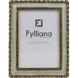 ΚΟΡΝΙΖΑ Fylliana FL0389 13x18 ΧΡΥΣΟ-ΑΝΤΙΚΕ ΠΡΑΣΙΝΟ ΧΡΩΜΑ 18x2x23εκ