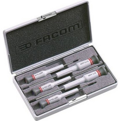 Facom Σετ Κατσαβιδιών Ακριβείας Micro-Tech 8 Τεμαχίων - AEF.J1PB
