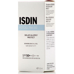 Isdin Foto Ultra Solar Allergy Αντηλιακή Κρέμα Προσώπου SPF50 50ml