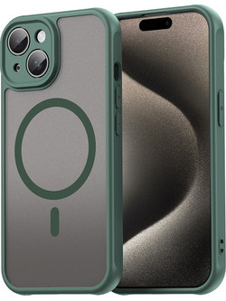 Θήκη Techsuit HaloFrost II MagSafe για iPhone 15 πράσινη