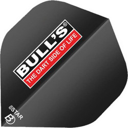 ΦΤΕΡΑ BULLS DART 5-STAR FLIGHTS A-STD BULLS BLACK