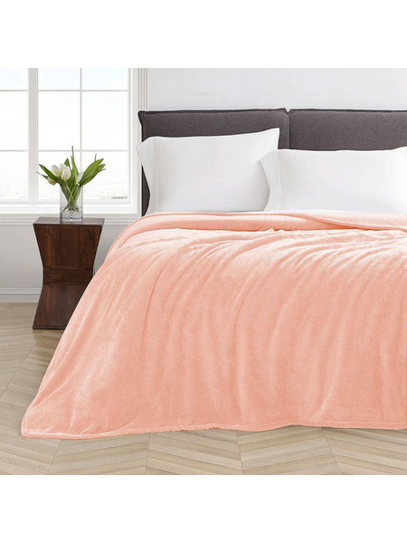LINO ΚΟΥΒΕΡΤΑ ΒΕΛΟΥΤΕ PELLO OLD PINK 220X240