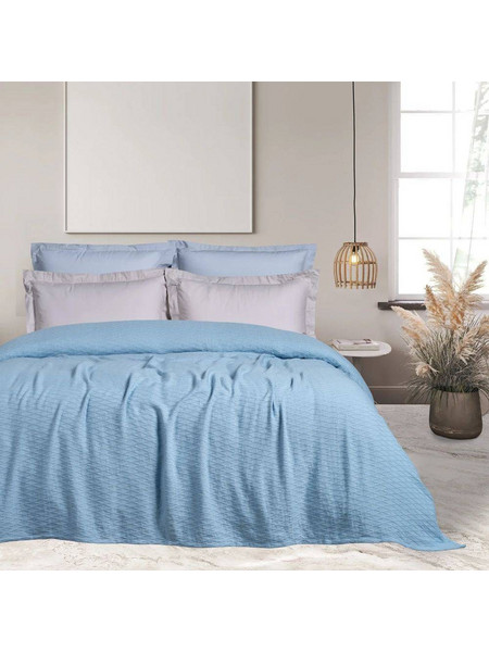 ΥΠΕΡΔΙΠΛΗ ΚΟΥΒΕΡΤΑ ΠΙΚΕ DAS HOME 0489 ΓΑΛΑΖΙΟ 220X240CM