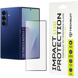 Techsuit - 111D Full Cover / Full Glue Glass - Samsung Galaxy Z Fold8 Ultra - Black