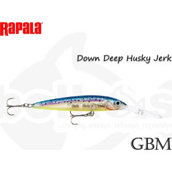 Rapala Down Deep Husky Jerk Τεχνητό Δόλωμα Ψαράκι Συρτής 14cm 23gr GBM