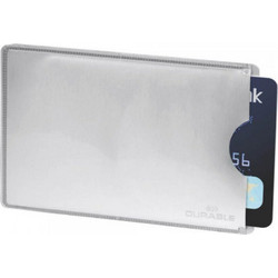 ΘΗΚΗ ΠΙΣΤΩΤΙΚΗΣ ΚΑΡΤΑΣ DURABLE RFID SECURE ΜΟΝΗ SILVER