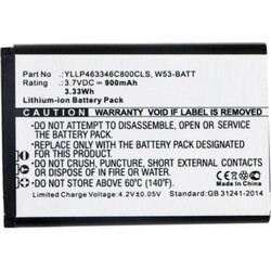 W53-BATT Yealink Battery (Compatible) for W53 W53P 3.33Wh Li-ion 3.7V 900mAh YLLP463346C800CLS YLLP523446C1010CTM