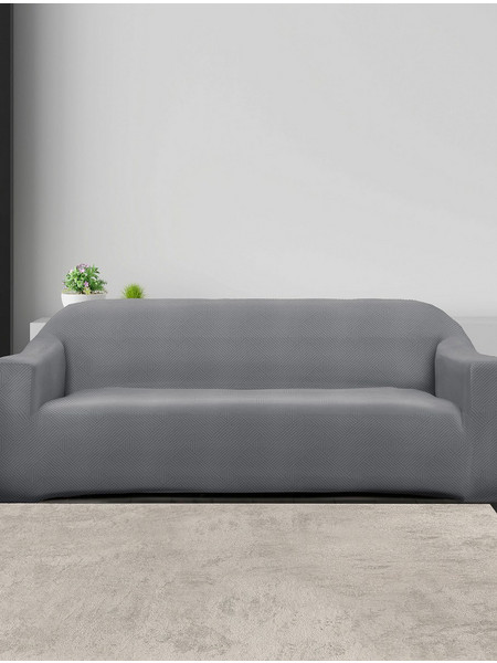 Ελαστικά καλύμματα καναπέ EARTHLINE GREY MADI Ελαστικό κάλυμμα διθέσιου καναπέ