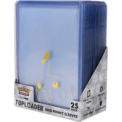 Ultra Pro: Pikachu Toploader & Penny Sleeve Combo (25 Pack)