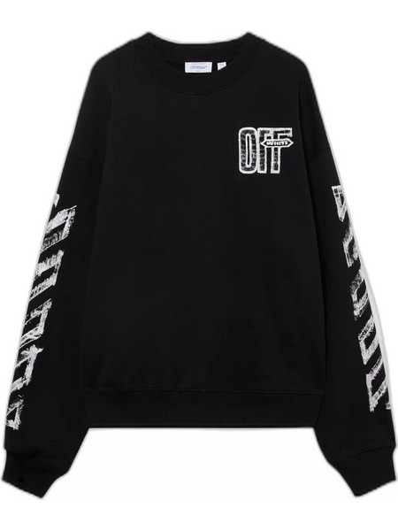 OFF WHITE MOTION ARROW SKATE CREWNECK ΦΟΥΤΕΡ 44MBA054F26F007001-BLACK